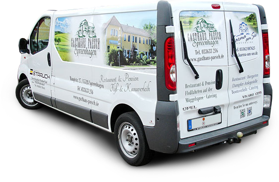 Werbedesign Neumann Beschriftung Transporter PKW Paesch Transporter PKW Paesch